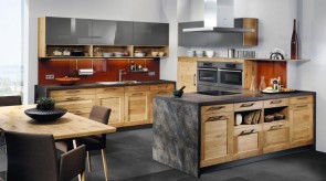 Küche Holzfront Asteiche
